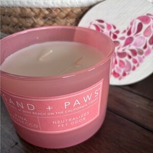 Sand + Paws Pink Scented Candle